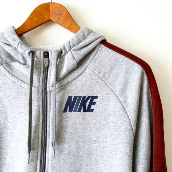 Nike Men’s Dri-FIT Full-Zip Color Block Training Hoodie Size Large - Picture 3 of 4